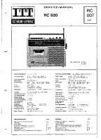 ITT RC-520 - Manual 